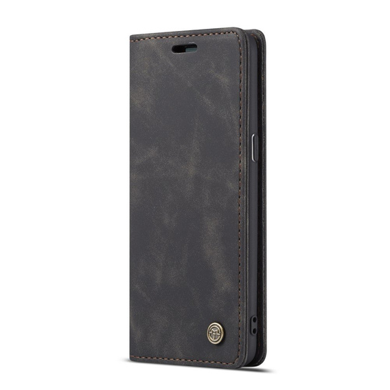 CASEME case for Samsung Galaxy S8, Leather Wallet Case, black