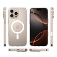 ERBORD Case with MagSafe for iPhone 16 Pro, active button, transparent + Screen Glass