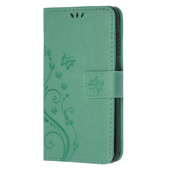Flip case for Huawei P9 Lite 2017, Butterfly, green
