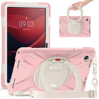 Children's case for Lenovo Tab M11, armored with strap, pink