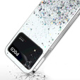 Case for Xiaomi Poco M4 Pro 4G, Glittery, silver