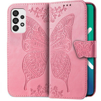 Flip case for Samsung Galaxy A33 5G, Butterfly, pink