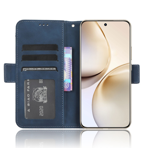 Flip case for Realme 14 Pro+ 5G, Card Slot, dark blue