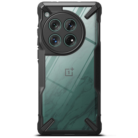 Ringke Fusion X case, transparent/black for OnePlus 12 5G