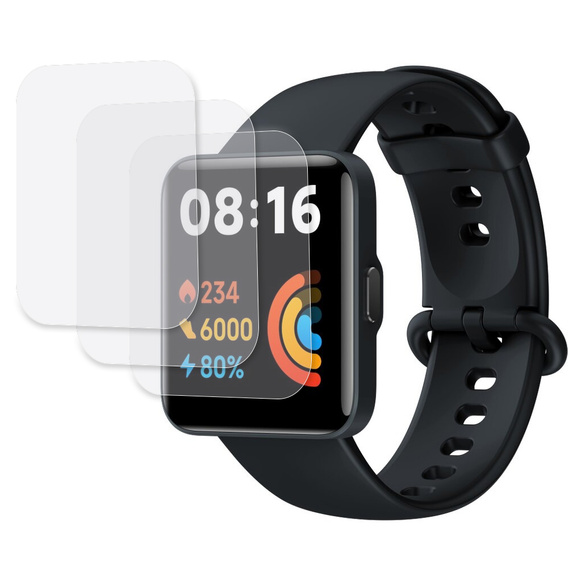 3x ERBORD hydrogel film for Xiaomi Redmi Watch 2 Lite