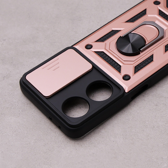 Case for Oppo A98 5G, CamShield Slide, pink rose gold