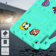 Children's case for iPad mini 7.9" 2019/2015/2014/2013/2012 (5/4/3/2/1 gen.), Cute Patterns, with stand, green