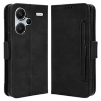 Flip case for Xiaomi Redmi Note 13 Pro+, Card Slot, black