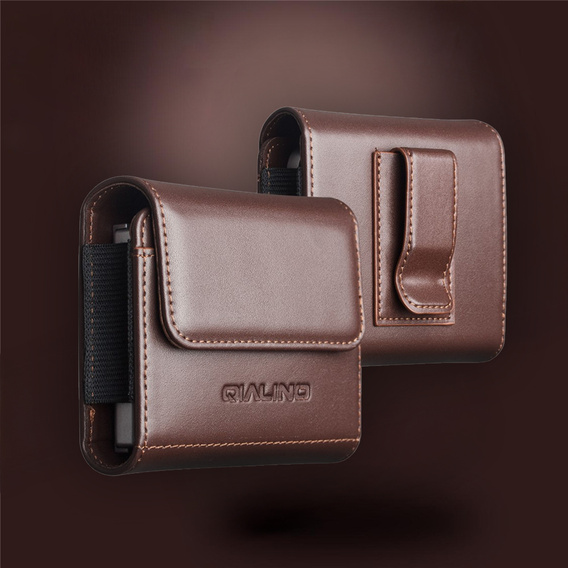 QIALINO Leather belt case for foldable smartphones