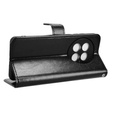 Flip case for OnePlus 13, Crazy Horse Wallet, black