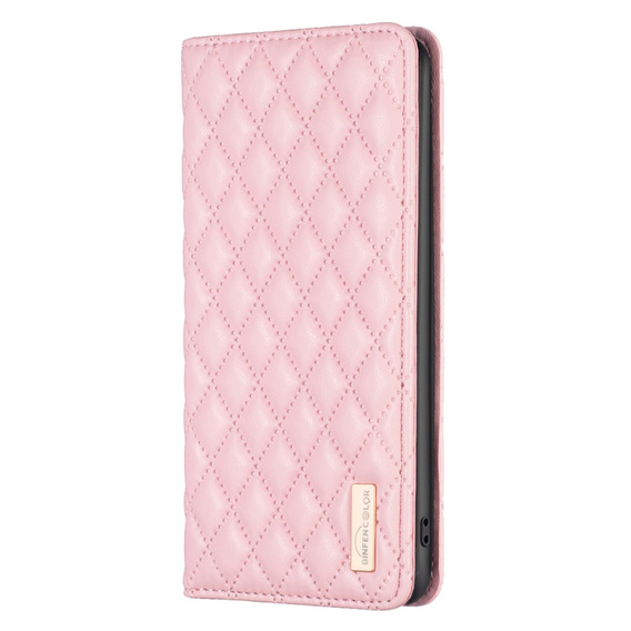 Flip case for Samsung Galaxy A34 5G, Wallet, BINFEN COLOR, pink