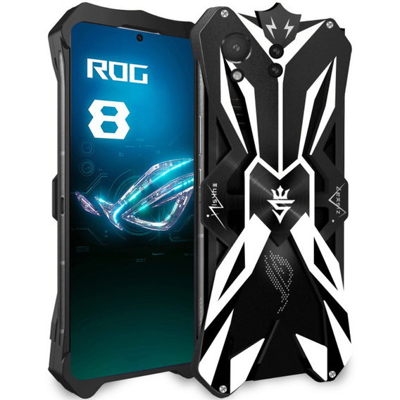 Armored case for ASUS ROG Phone 8 5G, Aluminum Alloy, black