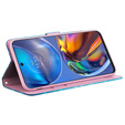 Flip case for Motorola Moto E22 / E22i, Wallet Butterfly, blue