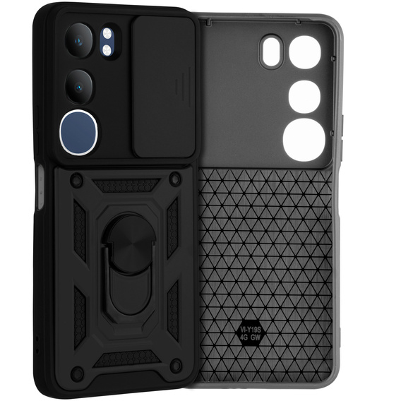 Case for Vivo Y19s, CamShield Slide, black