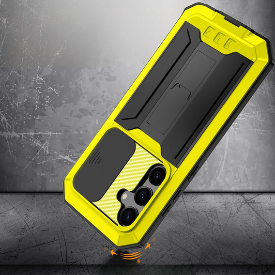 Armored case for Samsung Galaxy S25+ Plus, R-JUST, yellow