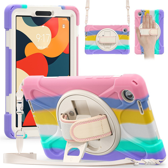 Armoured case with stand and shoulder strap for Lenovo Tab One