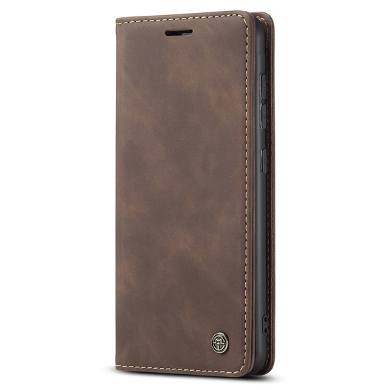 CASEME case for Samsung Galaxy S20 FE, Leather Wallet Case, brown