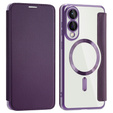 Flip case for Samsung Galaxy S25 Edge, RFID Wallet MagSafe CamShield, purple