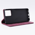 Case for Motorola Moto G53, ERBORD Vintage, wallet with flap, red