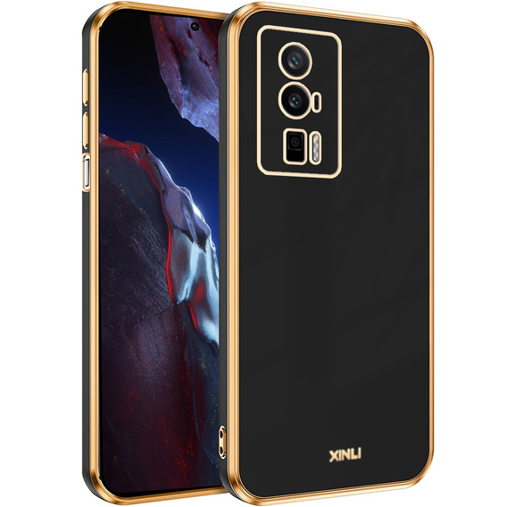 Case for Poco F5 Pro 5G, Glamour CamShield, black