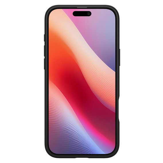 Spigen case for iPhone 16 Pro, Ultra Hybrid, black + 9H Tempered Glass