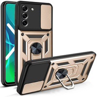 Case for Samsung Galaxy S21 FE, CamShield Slide, gold