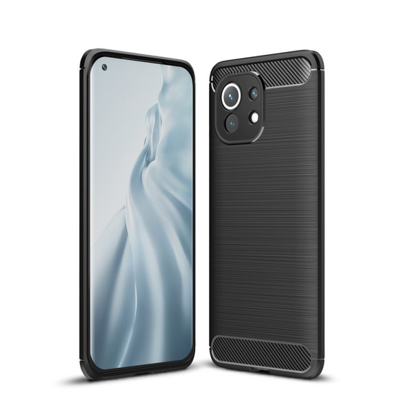 Case for Xiaomi Mi 11, Carbon, black