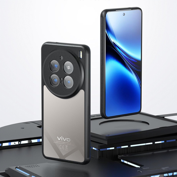 Case for Vivo X200 Pro 5G, Fusion Hybrid, transparent
