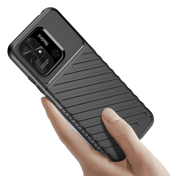 Case for Xiaomi Redmi 10C, Thunder, black