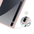 Case for Samsung Galaxy Tab S7 Plus / Tab S7 FE, Smartcase Hybrid, with stylus space, pink