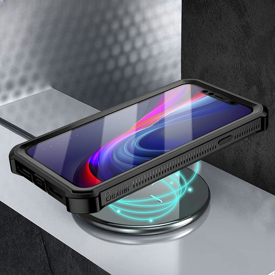 Armored case for iPhone 12/12 Pro, Dexnor Full Body, black
