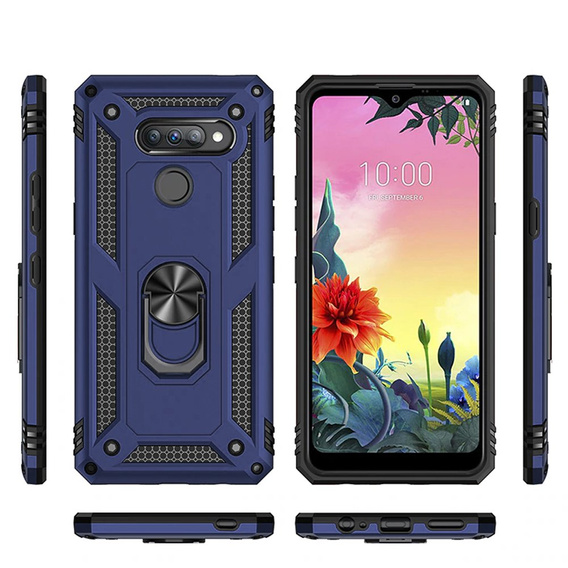 Armor Case for LG K50S, Nox Case Ring, dark blue