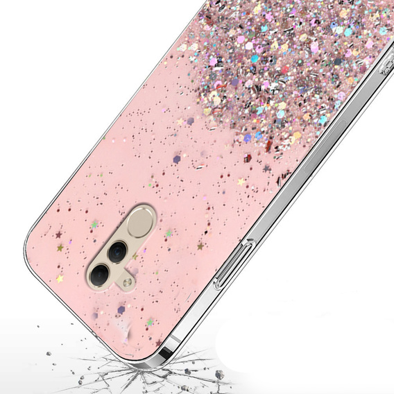 Case for Huawei Mate 20 Lite, Glittery, pink