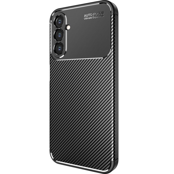 Case for Samsung Galaxy A14 4G/5G, Carbon Gel, black