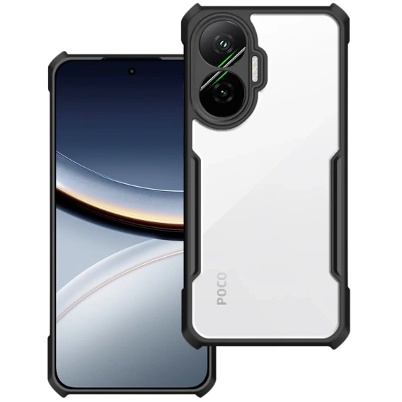 Case for Xiaomi Poco F7, AntiDrop Hybrid, black