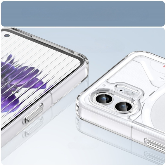 Case for Nothing Phone 2, Fusion Hybrid, transparent