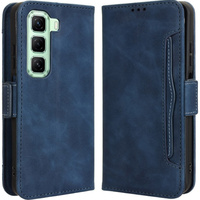 Flip case for Infinix Hot 50 4G, Card Slot, dark blue