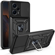 Case for Xiaomi Poco F5, CamShield Slide, black