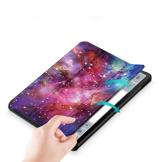 Case for Samsung Galaxy Tab S9, Smartcase Hybrid Pen Slot, galactic