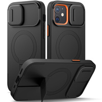 Case for iPhone 12 / 12 Pro, Suritch Shockproof, for MagSafe, black