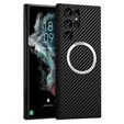 Case for Samsung Galaxy S22 Ultra, Magsafe Slim Carbon, black