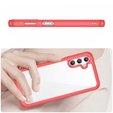 Case for Samsung Galaxy A14 4G/5G, Fusion Hybrid, transparent / red