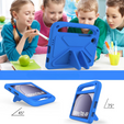 Children's Case for Samsung Galaxy Tab A9, Children's Case with Handle, blue