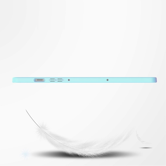 Case for Samsung Galaxy Tab S10 FE+ Plus, Smartcase Hybrid, with stylus space, blue