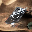 Case for Samsung Galaxy A36 / Samsung Galaxy A56, Shockproof, with glass, for MagSafe, black