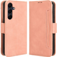 Flip case for Samsung Galaxy A55 5G, Card Slot, pink