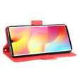 Flip case for Xiaomi Mi Note 10 Lite, Card Slot, red