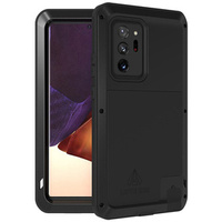 Love Mei Case for Samsung Galaxy Note 20 Ultra, armored without glass, black