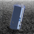 Flip case for Oppo Reno 11F 5G, Smart Magnetic, dark blue + 9H glass