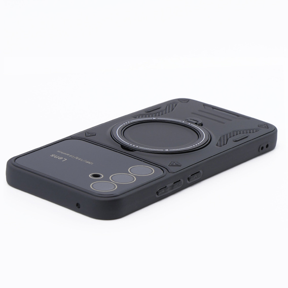 BENKS Kevlar Case for Samsung Galaxy A54 5G, for MagSafe, Carbon Fiber, black